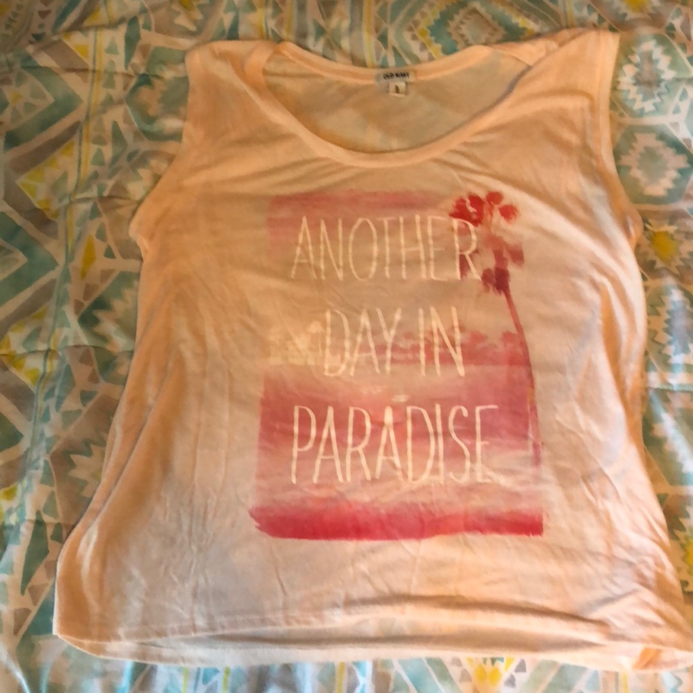 Pink tank top